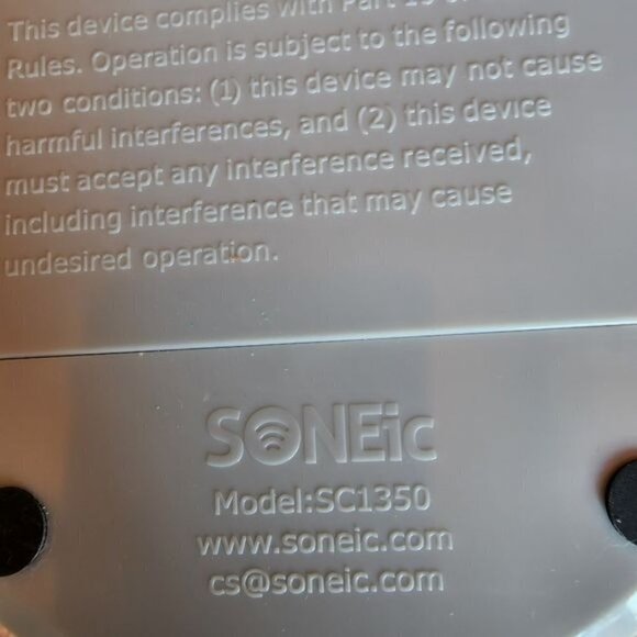 SONEIC Lilac Model #SC1350 Electric or Battery 10 White Noice Sounds Machine - Picture 4 of 5